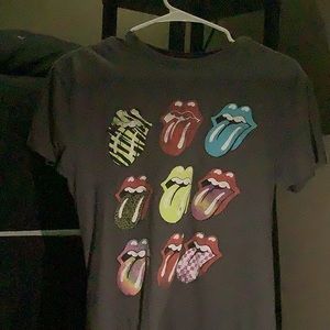 Rolling Stones shirt -with the kiss